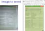 convert PDF, scanned PDF, and image to editable word